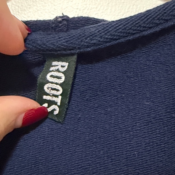 Roots Dark Blue Casual Hoodie - Picture 4 of 6